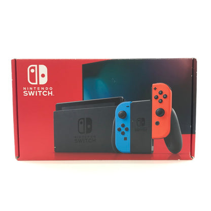 【中古品】 Nintendo Switch ニンテンドースイッチ 本体 Joy-Con(L) ネオンブルー (R) ネオンレッド 2019モデル ゲーム 034-250327-mh-02-fuz 万代Net店