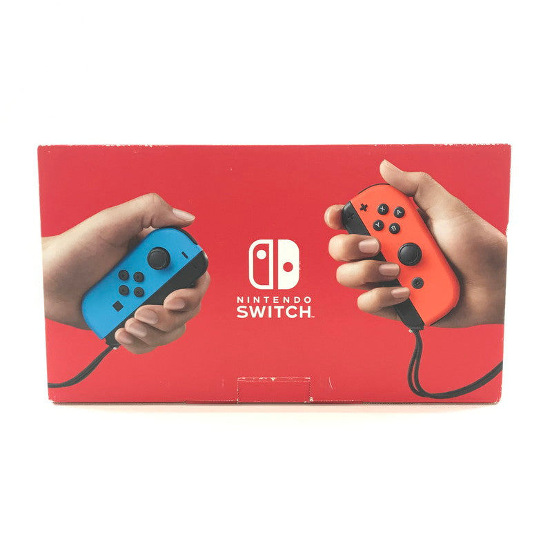 【中古品】 Nintendo Switch ニンテンドースイッチ 本体 Joy-Con(L) ネオンブルー (R) ネオンレッド 2019モデル ゲーム 034-250327-mh-02-fuz 万代Net店