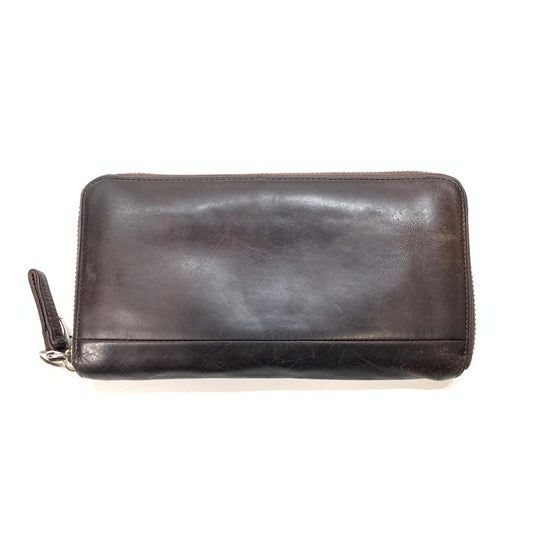 【中古品】【メンズ】 PORTER ポーター WISE 長財布 レザー ブランド ウォレット 200-250330-gm-21-fuz カラー：ブラウン 万代Net店