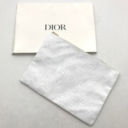 【中古品】【レディース】 DIOR ディオール ノベルティポーチ WHITE ポーチ 小物入れ ※黄ばみあり・箱に傷みあり 208-260804-IO-09-fuzh 万代Net店