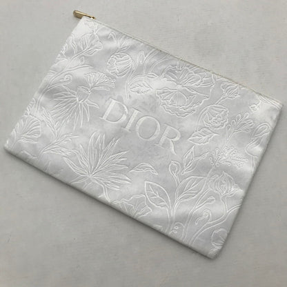 【中古品】【レディース】 DIOR ディオール ノベルティポーチ WHITE ポーチ 小物入れ ※黄ばみあり・箱に傷みあり 208-260804-IO-09-fuzh 万代Net店