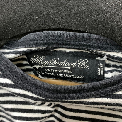 【中古品】【メンズ】 NEIGHBORHOOD ネイバーフッド 半袖Tシャツ カットソー トップス ブランド 古着 142-250531-gm-03-fuz サイズ：S カラー：ホワイト ブラック 万代Net店