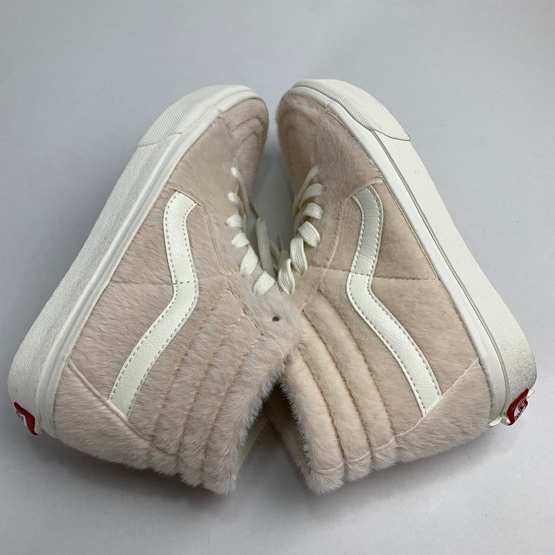 【中古品】【レディース】 VANS V38CF HAIRY SK8-HI スニーカー 靴 ヴァンズ 166-250405-st-05-fuz サイズ：23.0cm カラー：アイボリー 万代Net店