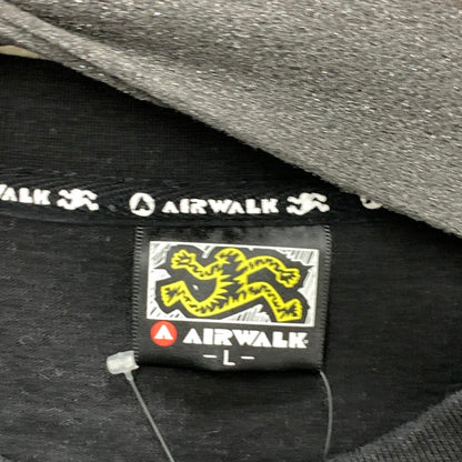 【中古品】【メンズ】 AIRWALK エアウォーク 長袖Tシャツ カットソー トップス ブランド 古着 142-250406-gm-11-fuz サイズ：L カラー：ブラック 万代Net店