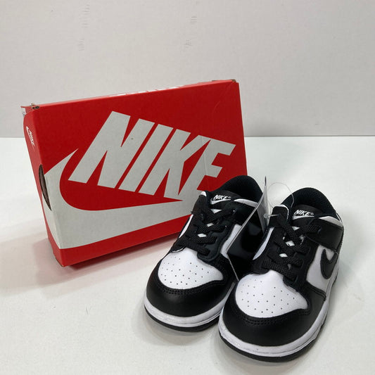 【中古美品】【キッズ】 NIKE ナイキ CW1589-100 TD DUNK LOW "WHITE BLACK" ダンク ロー ホワイト ブラック キッズ スニーカー 靴 173-250402-mh-19-fuz サイズ：14 カラー：ホワイト・ブラック 万代Net店