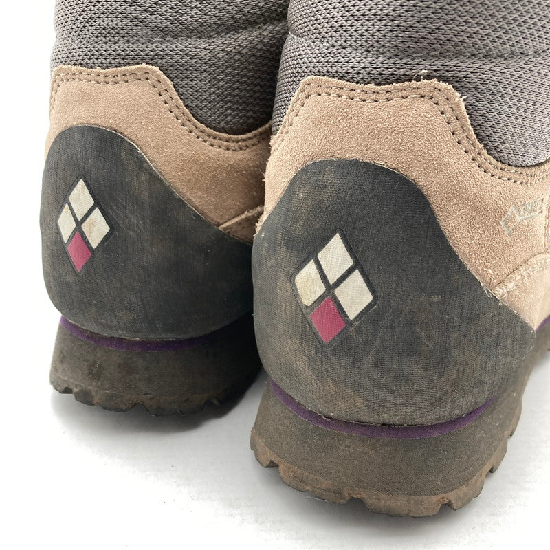 【中古品】【レディース】 mont-bell モンベル GORE-TEX ゴアテックス トレッキングブーツ 靴 167-260929-vt-87-fuzh サイズ：24.5cm カラー：ベージュ 万代Net店