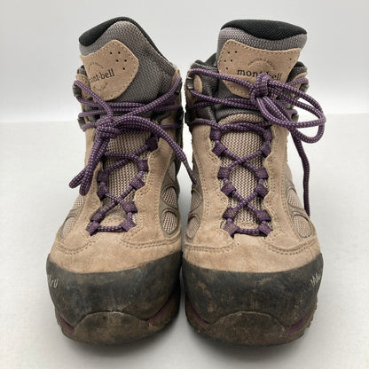 【中古品】【レディース】 mont-bell モンベル GORE-TEX ゴアテックス トレッキングブーツ 靴 167-260929-vt-87-fuzh サイズ：24.5cm カラー：ベージュ 万代Net店