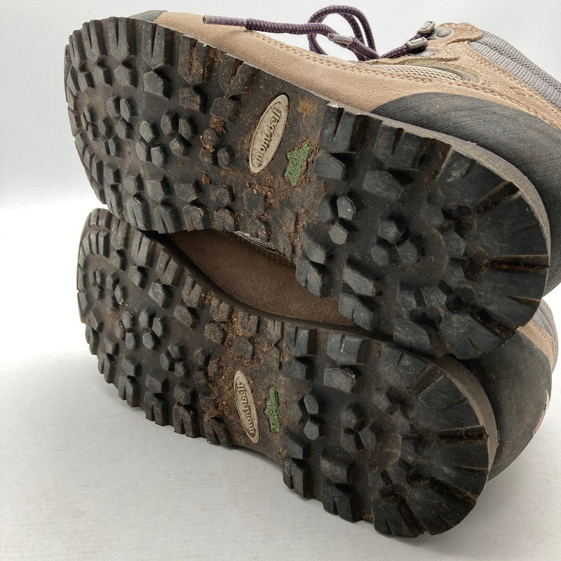 【中古品】【レディース】 mont-bell モンベル GORE-TEX ゴアテックス トレッキングブーツ 靴 167-260929-vt-87-fuzh サイズ：24.5cm カラー：ベージュ 万代Net店