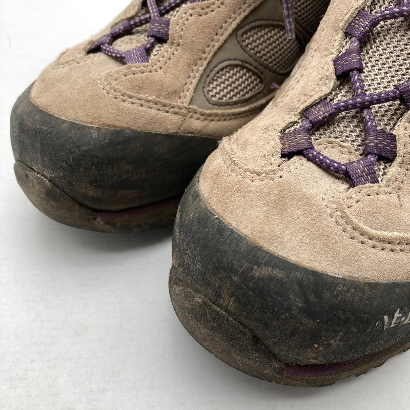 【中古品】【レディース】 mont-bell モンベル GORE-TEX ゴアテックス トレッキングブーツ 靴 167-260929-vt-87-fuzh サイズ：24.5cm カラー：ベージュ 万代Net店
