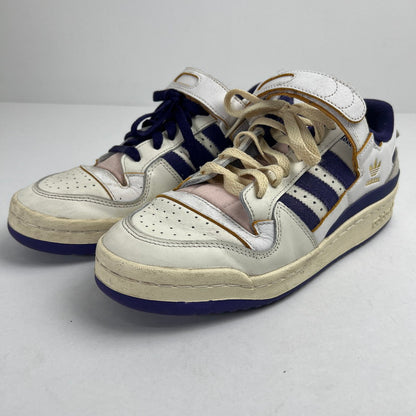 【中古品】【メンズ】 ADIDAS アディダス GW2009 FORUM 84 LOW WHITE-PURPLE SIZE:27.0cm ※使用感有 スニーカー 靴 161-260804-io-14-fuzh 万代Net店