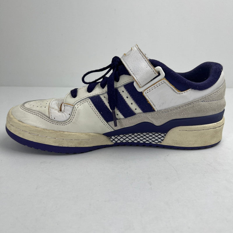 【中古品】【メンズ】 ADIDAS アディダス GW2009 FORUM 84 LOW WHITE-PURPLE SIZE:27.0cm ※使用感有 スニーカー 靴 161-260804-io-14-fuzh 万代Net店
