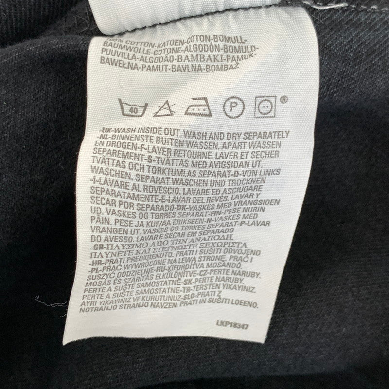 【中古品】【メンズ】 LEVI'S 501 ユーロリーバイス Levis BLACK DENIM PANTS ブラック デニムパンツ ボタン裏刻印247 00501 0165 ストレート 古着 ※ダメージあり 156-250401-nm-03-fuz サイズ：W33 カラー：ブラック 万代Net店