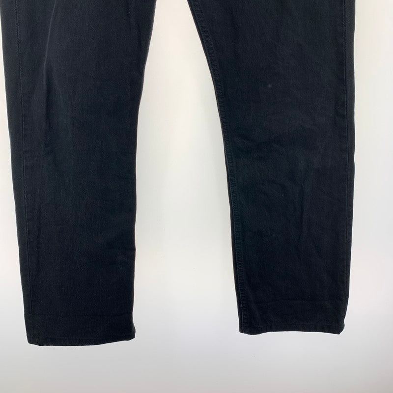 【中古品】【メンズ】 LEVI'S 501 ユーロリーバイス Levis BLACK DENIM PANTS ブラック デニムパンツ ボタン裏刻印247 00501 0165 ストレート 古着 ※ダメージあり 156-250401-nm-03-fuz サイズ：W33 カラー：ブラック 万代Net店