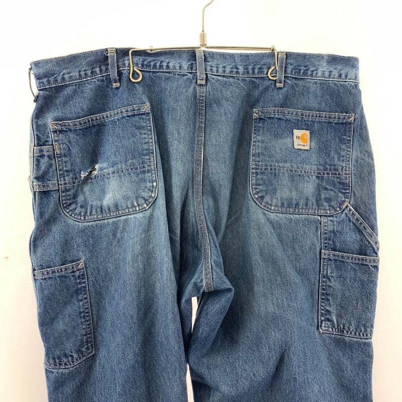 【中古品】【メンズ】 CARHARTT カーハート DENIM PANTS フレームレジスタント ペインターパンツ デニムパンツ ジーンズ 古着 156-250401-nm-01-fuz サイズ：不明（W40くらい） 万代Net店