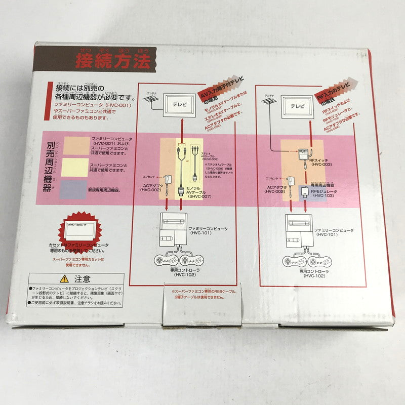 【中古品】 NEW ファミコン 本体 Family Computer ファミリーコンピューター 変色 汚れあり ゲーム 023-251016-io-57-fuz 万代Net店