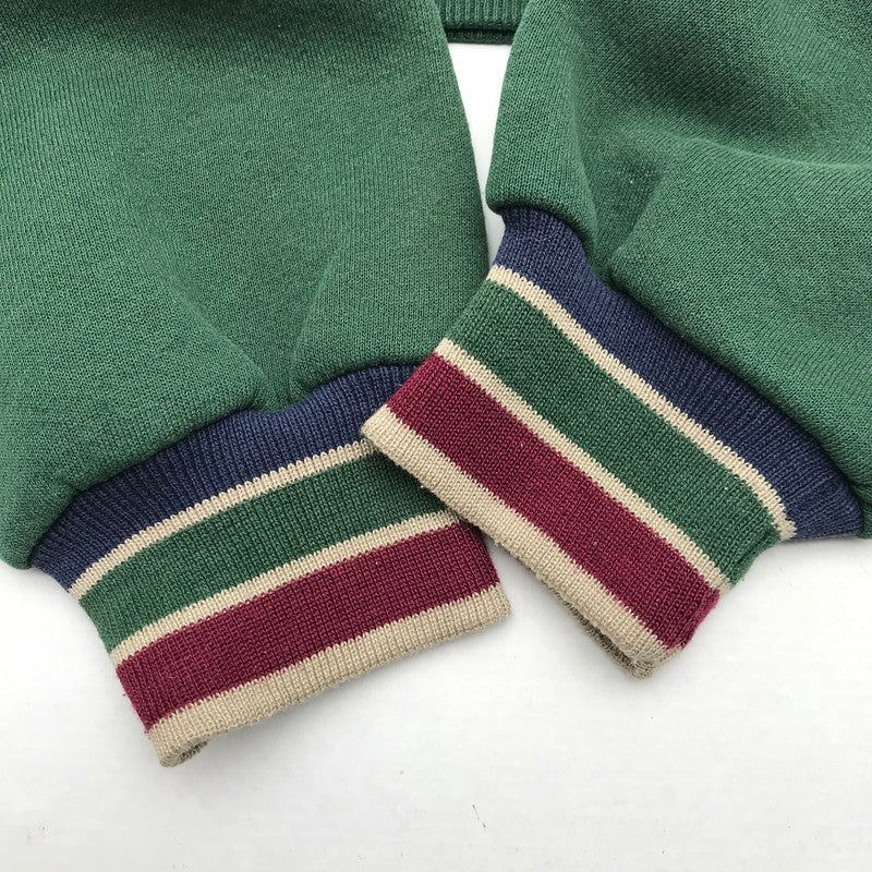 【中古品】【レディース】 GENUS 90‘S ジーナス ナインティーズ スウェット グリーン SIZE:L USA製 汚れ・毛玉・ほつれ・襟ヨレあり 170-260702-io-06-fuzh 万代Net店