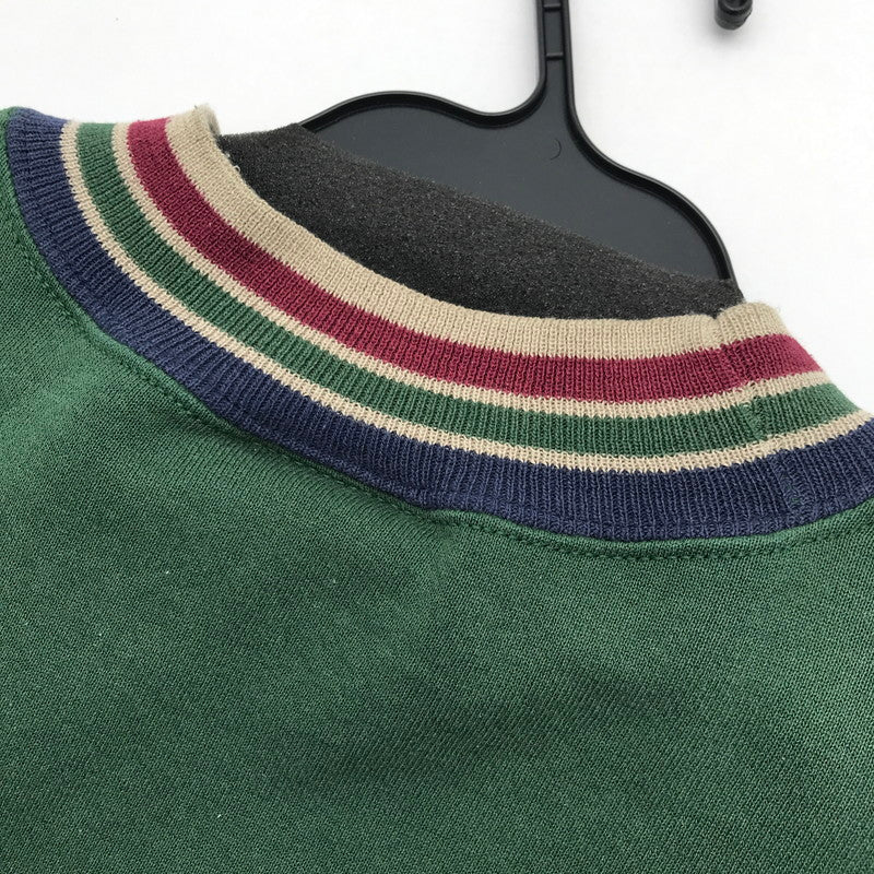 【中古品】【レディース】 GENUS 90‘S ジーナス ナインティーズ スウェット グリーン SIZE:L USA製 汚れ・毛玉・ほつれ・襟ヨレあり 170-260702-io-06-fuzh 万代Net店