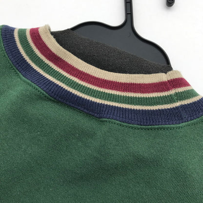 【中古品】【レディース】 GENUS 90‘S ジーナス ナインティーズ スウェット グリーン SIZE:L USA製 汚れ・毛玉・ほつれ・襟ヨレあり 170-260702-io-06-fuzh 万代Net店