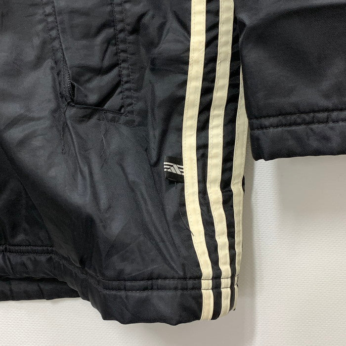 【中古品】【メンズ】 adidas アディダス 90s ベンチコート アウター ジャケット ブランド 古着 145-250406-gm-29-fuz サイズ：US L カラー：ブラック 万代Net店