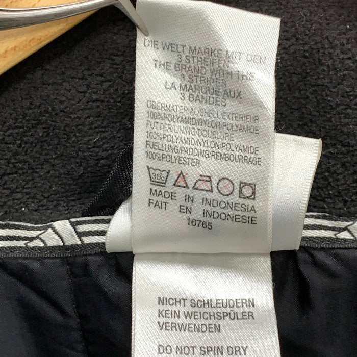 【中古品】【メンズ】 adidas アディダス 90s ベンチコート アウター ジャケット ブランド 古着 145-250406-gm-29-fuz サイズ：US L カラー：ブラック 万代Net店