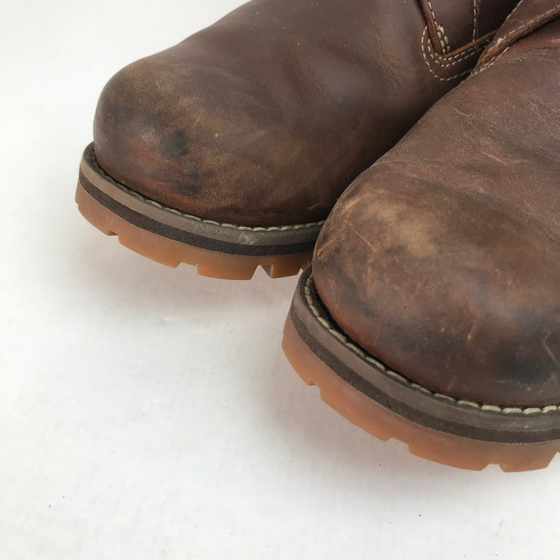【中古品】【メンズ】 ティンバーランド TIMBERLAND RUGGED WP 6 IN WATERPROOF BOOT ラグ ウォータープルーフ ブーツ 靴 164-260110-ks-08-fuz サイズ：27.5cm カラー：ブラウン 万代Net店