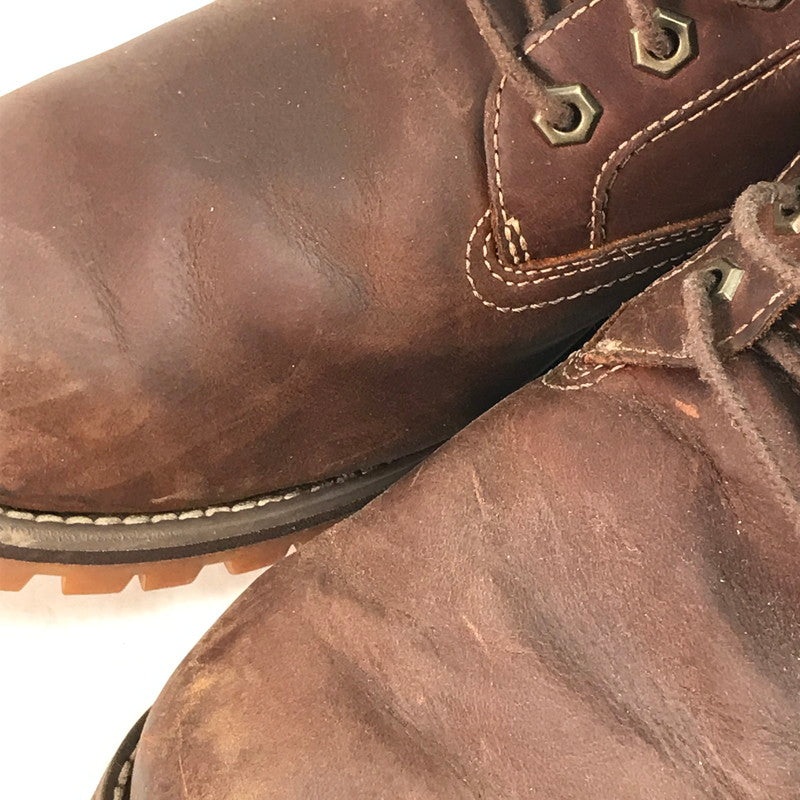 【中古品】【メンズ】 ティンバーランド TIMBERLAND RUGGED WP 6 IN WATERPROOF BOOT ラグ ウォータープルーフ ブーツ 靴 164-260110-ks-08-fuz サイズ：27.5cm カラー：ブラウン 万代Net店