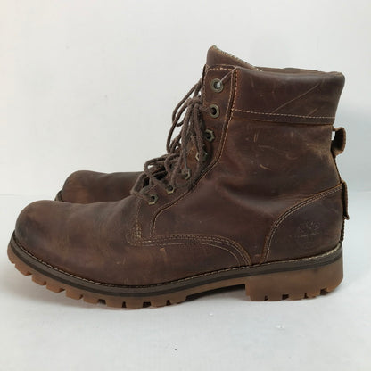 【中古品】【メンズ】 ティンバーランド TIMBERLAND RUGGED WP 6 IN WATERPROOF BOOT ラグ ウォータープルーフ ブーツ 靴 164-260110-ks-08-fuz サイズ：27.5cm カラー：ブラウン 万代Net店