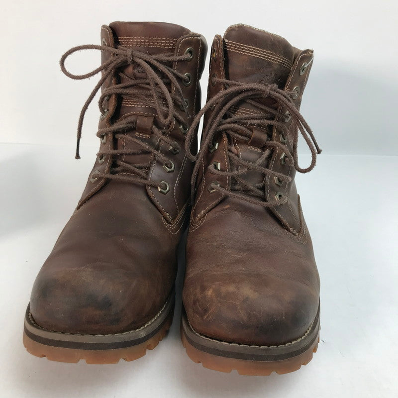 【中古品】【メンズ】 ティンバーランド TIMBERLAND RUGGED WP 6 IN WATERPROOF BOOT ラグ ウォータープルーフ ブーツ 靴 164-260110-ks-08-fuz サイズ：27.5cm カラー：ブラウン 万代Net店