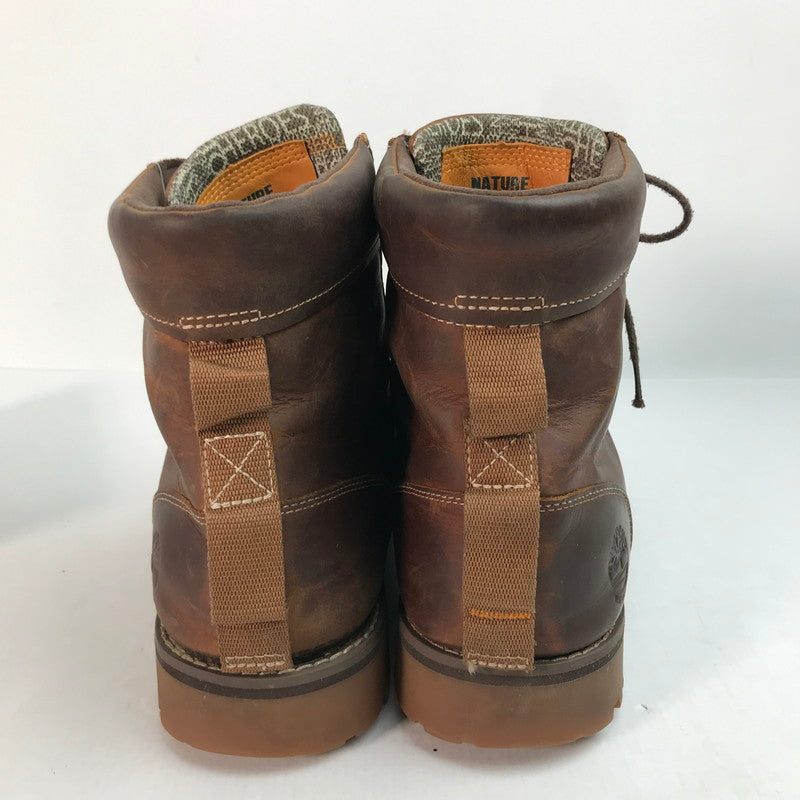 【中古品】【メンズ】 ティンバーランド TIMBERLAND RUGGED WP 6 IN WATERPROOF BOOT ラグ ウォータープルーフ ブーツ 靴 164-260110-ks-08-fuz サイズ：27.5cm カラー：ブラウン 万代Net店