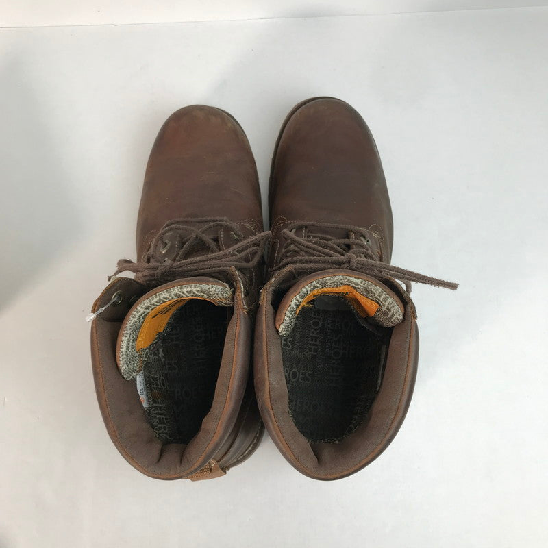 【中古品】【メンズ】 ティンバーランド TIMBERLAND RUGGED WP 6 IN WATERPROOF BOOT ラグ ウォータープルーフ ブーツ 靴 164-260110-ks-08-fuz サイズ：27.5cm カラー：ブラウン 万代Net店
