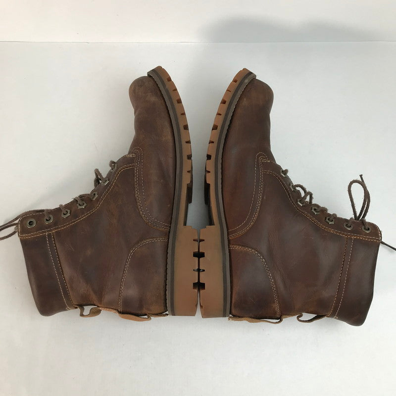 【中古品】【メンズ】 ティンバーランド TIMBERLAND RUGGED WP 6 IN WATERPROOF BOOT ラグ ウォータープルーフ ブーツ 靴 164-260110-ks-08-fuz サイズ：27.5cm カラー：ブラウン 万代Net店