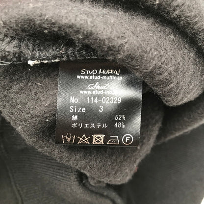 【中古品】【レディース】 STVD MUFFW スタッドマフィン パーカー ブラック BLK SIZE:3 毛の付着あり 170-260702-io-01-fuzh 万代Net店