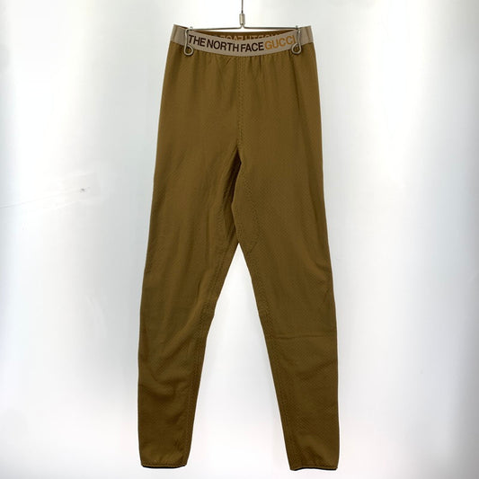 【中古品】【メンズ】 GUCCI×THE NORTH FACE グッチ ノースフェイス 22SS NF0A7UHX テクニカルジャージー レギンス リブパンツ ボトムス 古着 152-251109-xz-2-fuz サイズ：XS カラー：キャメル 万代Net店