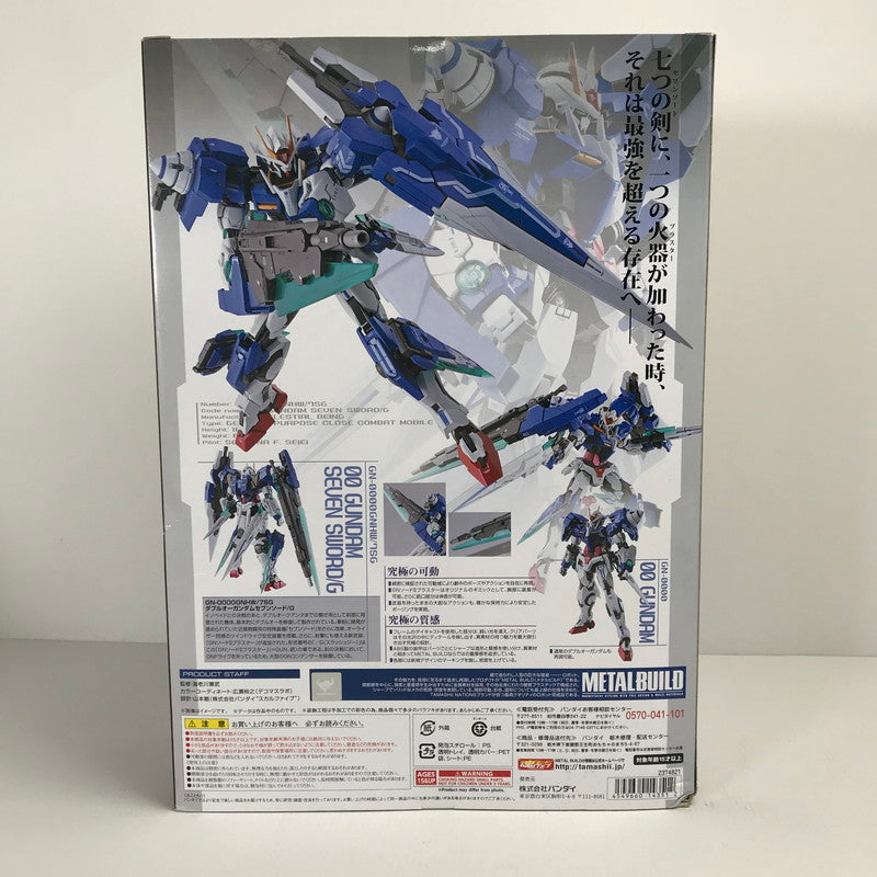 【未使用品】 未開封 機動戦士 ガンダム 00V 戦記 METAL BUILD GN-0000NHW ７SG ダブルオーガンダム セブンソードG フィギュア おもちゃ 064-250409-mh-02-fuz 万代Net店
