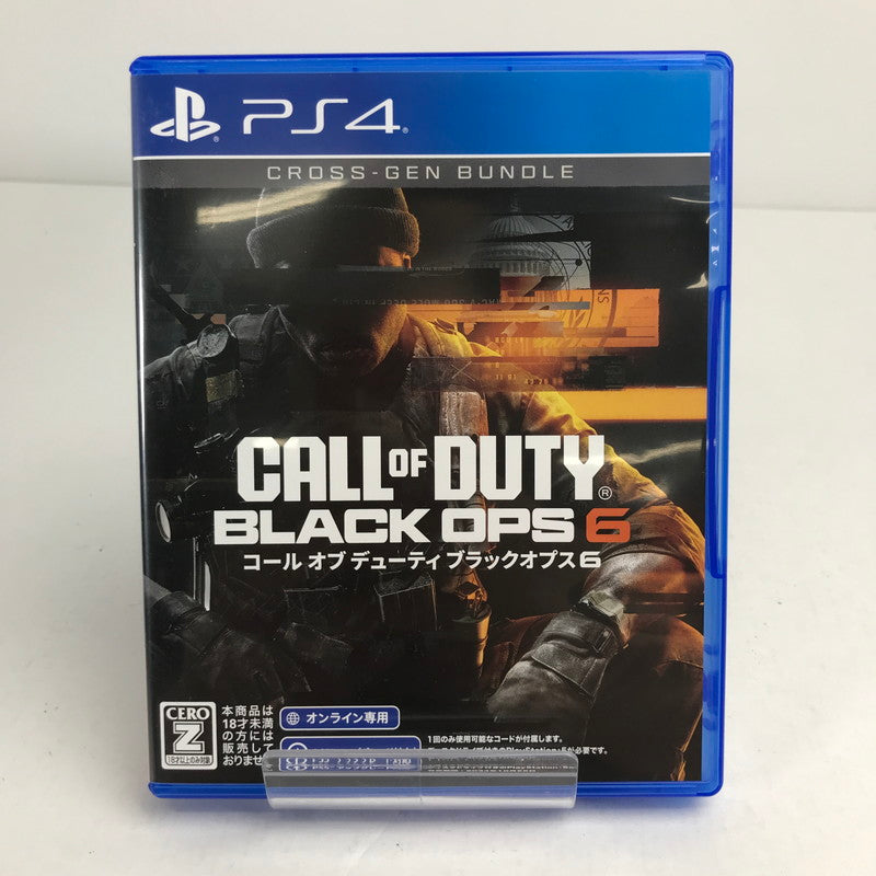 【中古美品】 PS4 コール オブ デューティ ブラックオプス 6 プレステ4 ゲームソフト [CERO区分_Z / 18歳以上対象] 027-260611-io-38-fuz 万代Net店