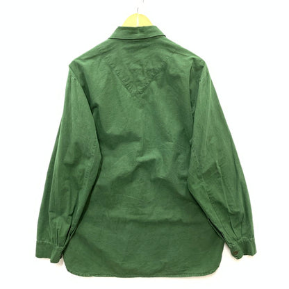 【中古品】【メンズ】 USED スウェーデン軍 スリーピングシャツ 長袖シャツ トップス ブランド 古着 145-250412-gm-23-fuz サイズ：41 カラー：グリーン 万代Net店