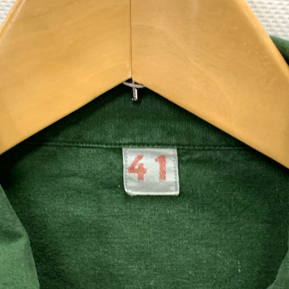 【中古品】【メンズ】 USED スウェーデン軍 スリーピングシャツ 長袖シャツ トップス ブランド 古着 145-250412-gm-23-fuz サイズ：41 カラー：グリーン 万代Net店