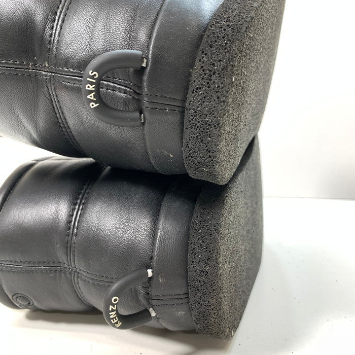 【中古品】【メンズ】 KENZO ケンゾー KUSCO BOOT ブーツ シューズ 靴 レザー 内ボア 164-250412-gm-17-fuz サイズ：40 カラー：ブラック 万代Net店