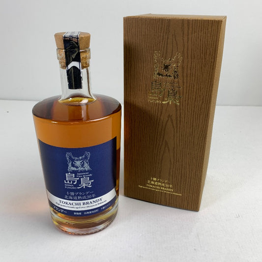 【中古美品】 島梟 十勝ブランデー 北海道熟成30年 700ml 214-251130-nm-20-fuz 万代Net店