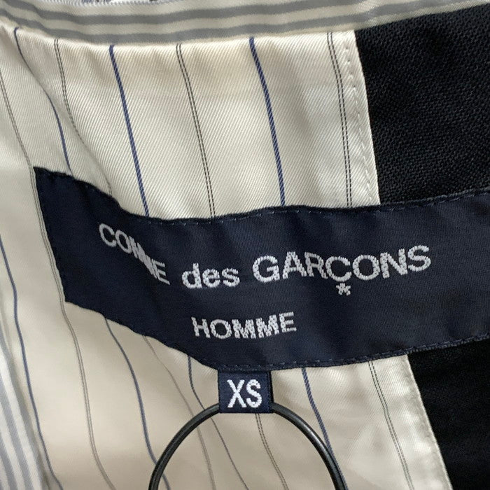 【中古品】【メンズ】 COMME des GARCONS HOMME コムデギャルソンオム 21SS HG-J017 テーラードジャケット 古着 140-250413-gm-13-fuz サイズ：XS カラー：ブラック 万代Net店