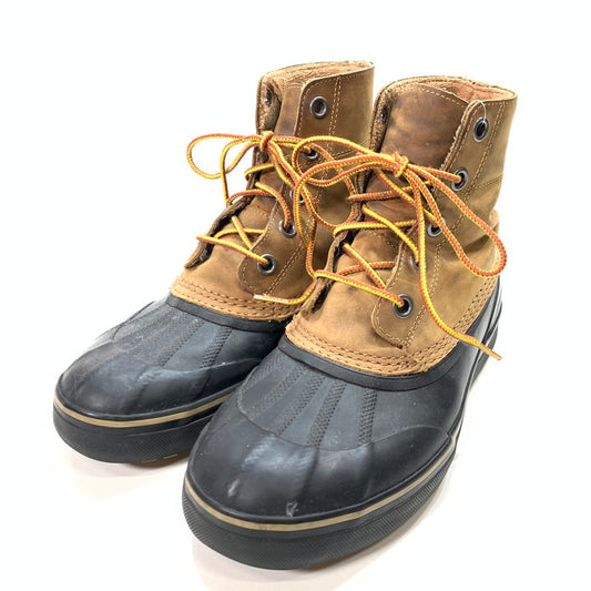 【中古品】【メンズ】 SOREL ソレル NM3457 CHEYANNE METRO LACE WP ブーツ 164-260124-gm-23-fuz サイズ：26cm カラー：ブラウン 万代Net店