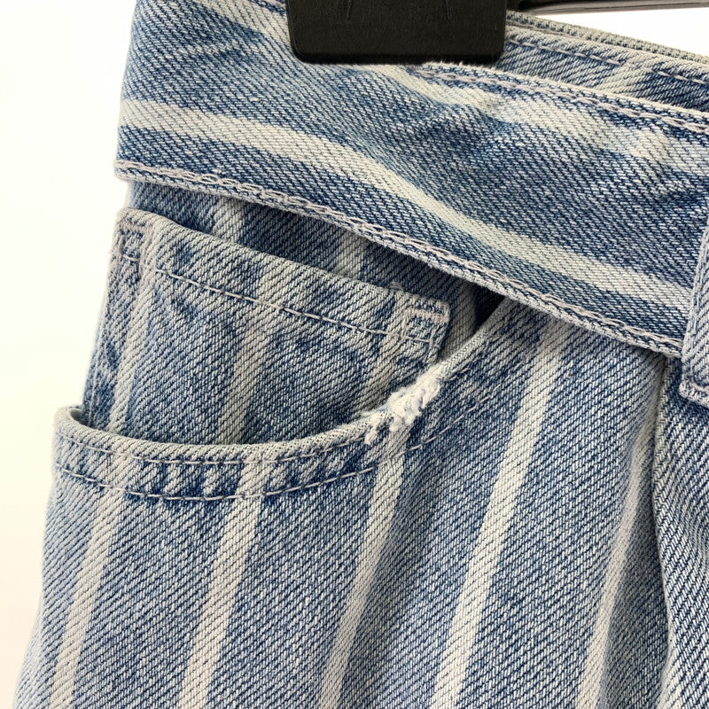 【中古品】【レディース】 UNITED COLORS OF BENETTON ユナイテッド カラーズ オブ ベネトン スカート ストライプ デニム 40サイズ レディース 171-260329-io-25-fuzh 万代Net店