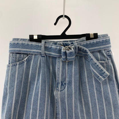 【中古品】【レディース】 UNITED COLORS OF BENETTON ユナイテッド カラーズ オブ ベネトン スカート ストライプ デニム 40サイズ レディース 171-260329-io-25-fuzh 万代Net店