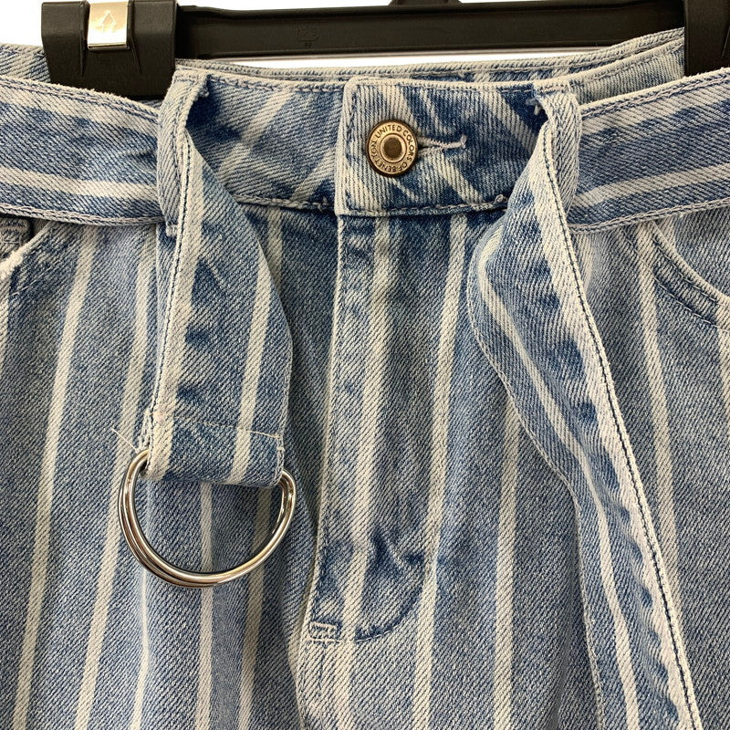 【中古品】【レディース】 UNITED COLORS OF BENETTON ユナイテッド カラーズ オブ ベネトン スカート ストライプ デニム 40サイズ レディース 171-260329-io-25-fuzh 万代Net店