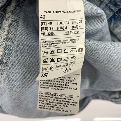 【中古品】【レディース】 UNITED COLORS OF BENETTON ユナイテッド カラーズ オブ ベネトン スカート ストライプ デニム 40サイズ レディース 171-260329-io-25-fuzh 万代Net店