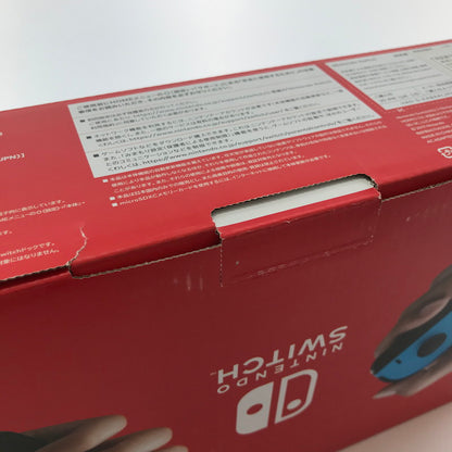 【中古美品】 Nintendo Switch ニンテンドースイッチ 本体 Joy-Con(L) ネオンブルー (R) ネオンレッド 2019モデル ゲーム 034-250416-mh-09-fuz 万代Net店