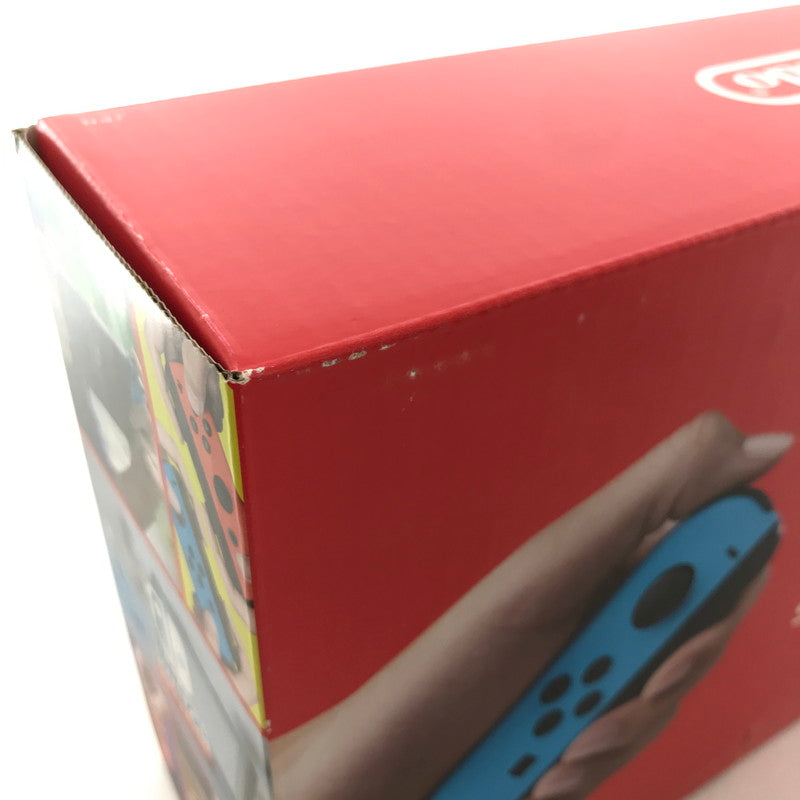 【中古美品】 Nintendo Switch ニンテンドースイッチ 本体 Joy-Con(L) ネオンブルー (R) ネオンレッド 2019モデル ゲーム 034-250416-mh-09-fuz 万代Net店