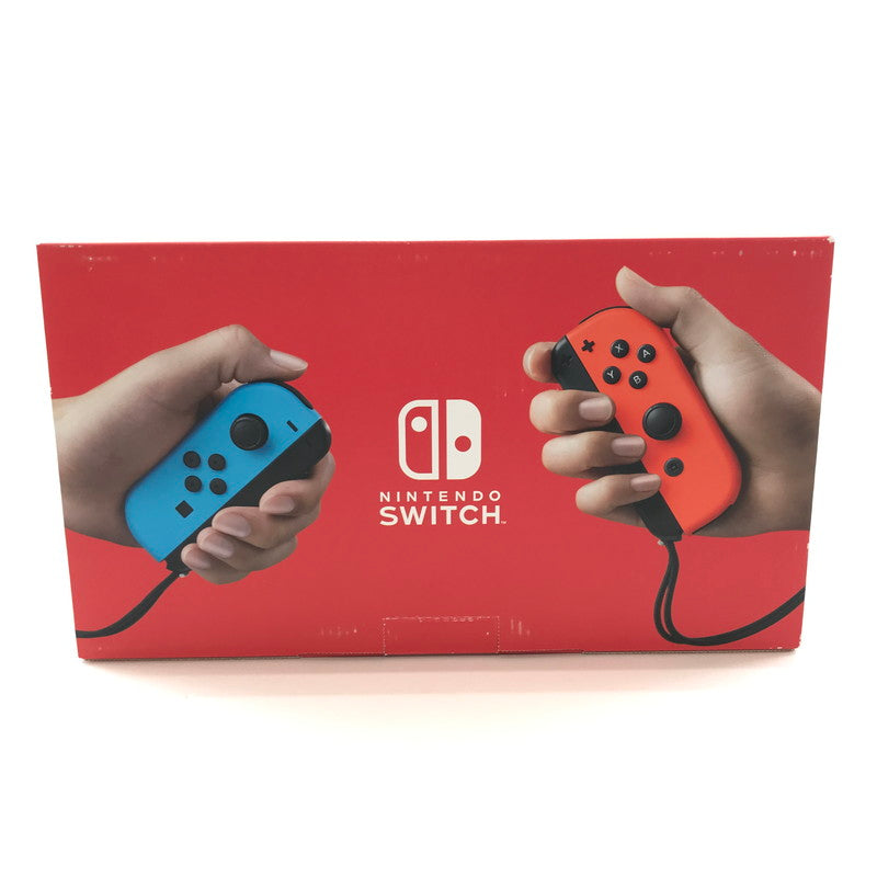 【中古美品】 Nintendo Switch ニンテンドースイッチ 本体 Joy-Con(L) ネオンブルー (R) ネオンレッド 2019モデル ゲーム 034-250416-mh-09-fuz 万代Net店