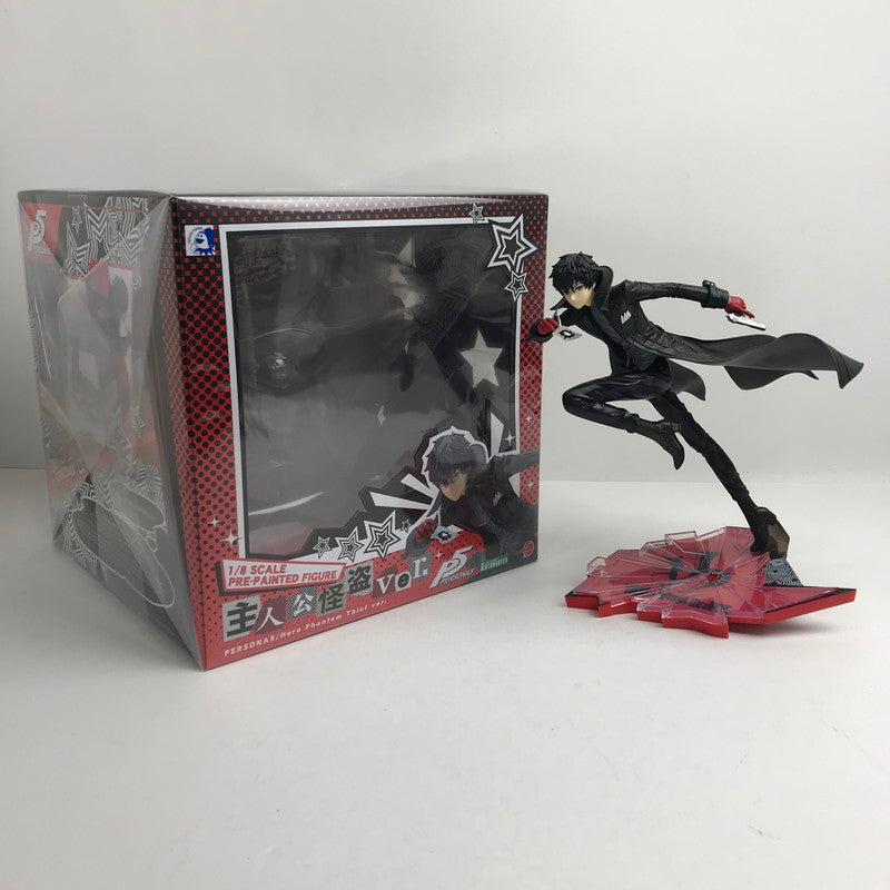 【中古品】 壽屋 PERSONA5 ペルソナ5 主人公 1/8スケール 怪盗Ver. フィギュア 052-260209-io-26-fuzh 万代Net店