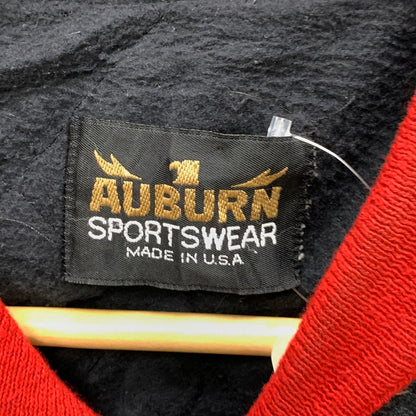 【中古品】【メンズ】 AUBURN SPORTWAR スタジャン アワードジャケット スタジアムジャケット アウター ブランド 古着 145-250420-gm-28-fuz サイズ：表記無し カラー：ブラック レッド 万代Net店